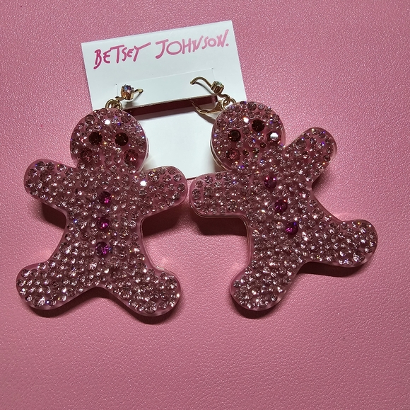 Brand-new Betsey Johnson Gingerbread Earrings! - Picture 1 of 13